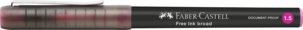 Roller free ink 1.5mm roz faber-castell [3]