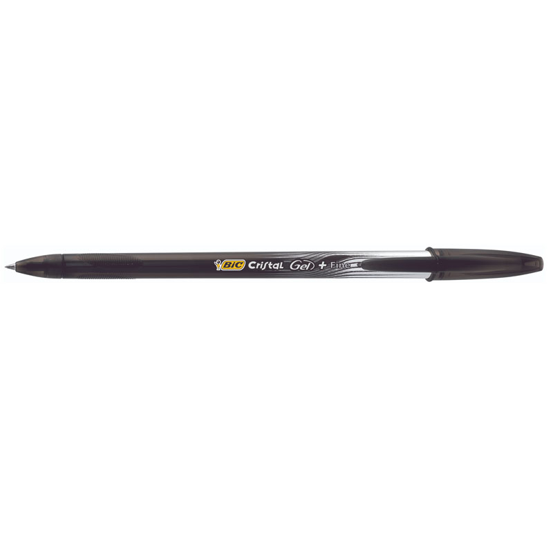Roller gel negru cristal v3 bic [2]