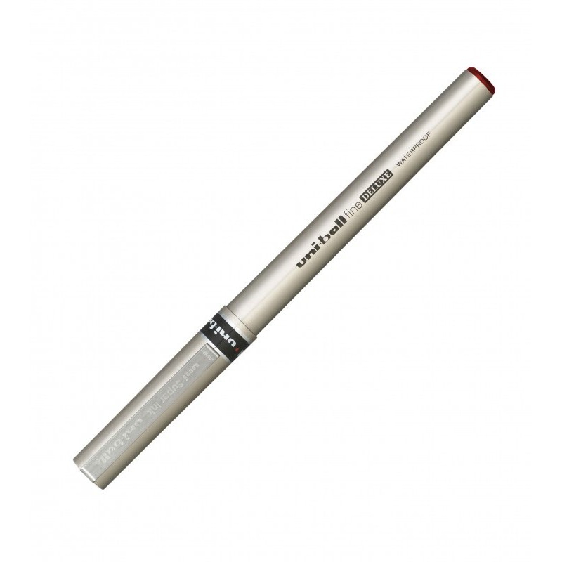 Roller Uni-ball DeLuxe UB-177, 0.7mm, corp auriu, detalii in culoarea scrisului. set 5 buc, diverse culori [5]