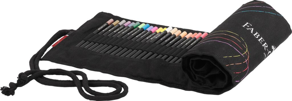 Rollup 72 creioane colorate black edition faber-castell [5]