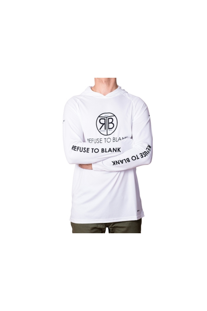 RTB UV Long Sleeve Hoodie UPF 50+ Bright White L [3]