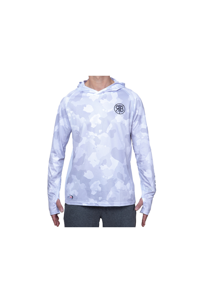 RTB UV Long Sleeve Hoodie UPF 50+ Light Camo Grey XL [2]