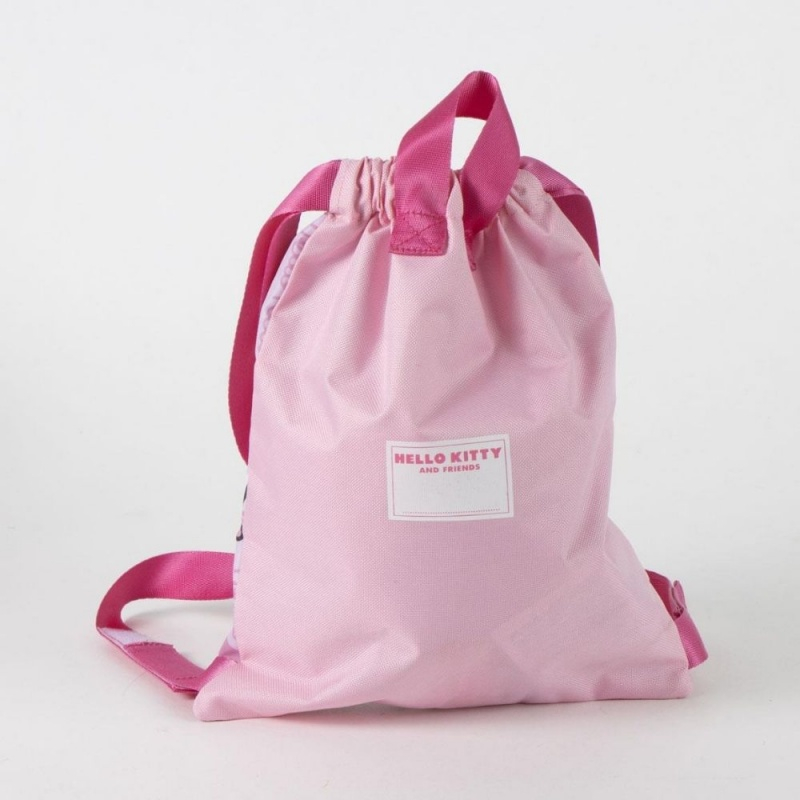 Rucsac cu snur pentru copii Cerda Hello Kitty 630220, albastru cu verde, 27x33x1cm [2]