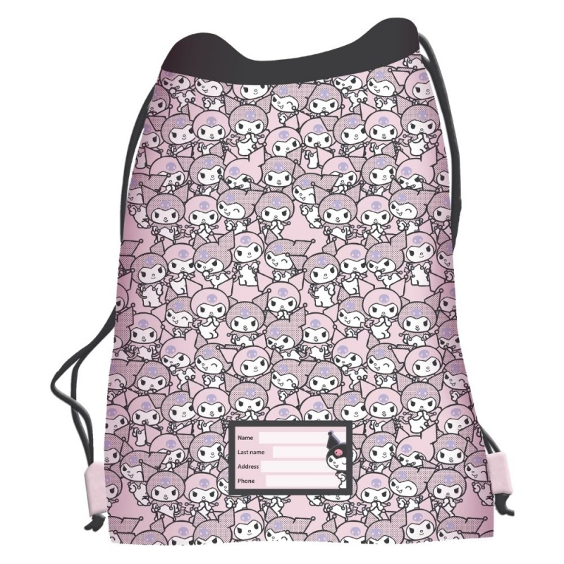 Rucsac cu snur pentru copii St.Majewski Kuromi Pink, 694165 [2]