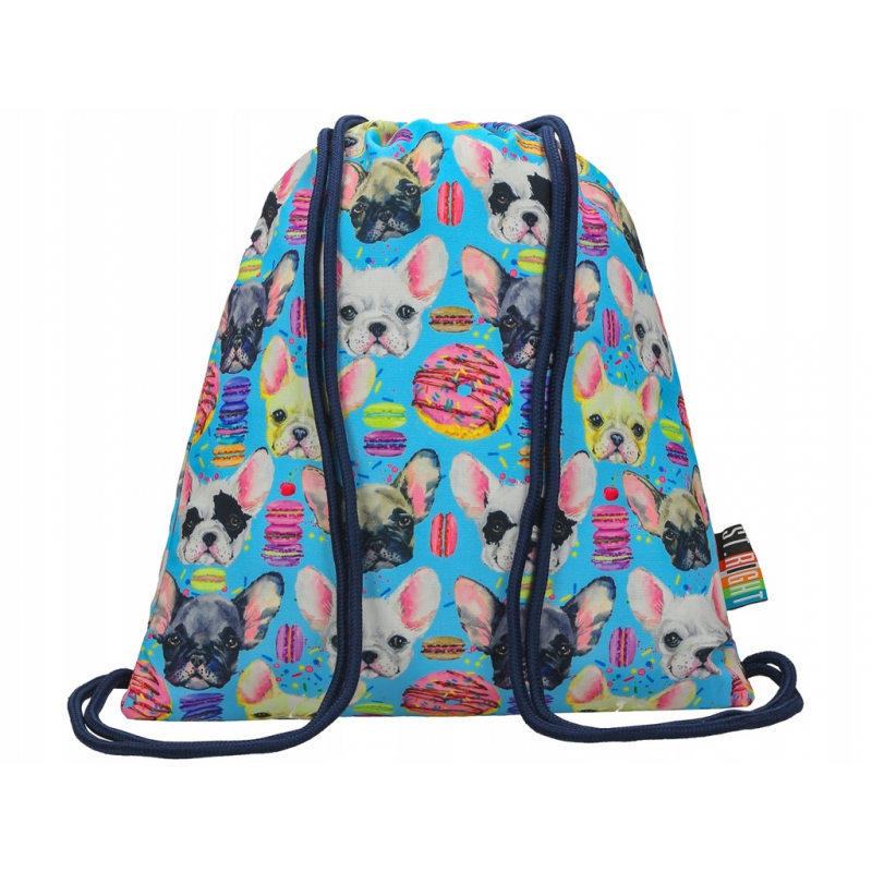 Rucsac cu snur pentru copii St.Right Dogs 623172, bleu, 45x35cm [2]
