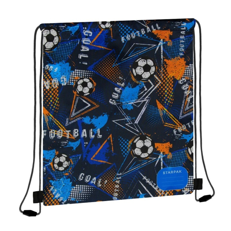 Rucsac cu snur pentru copii Starpak Football, 38.5x33cm, 550830 [2]