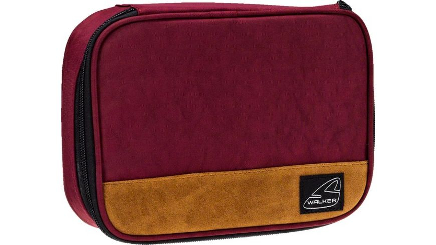 Rucsac dark red + penar crinkle walker [2]