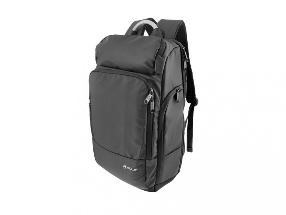 Rucsac laptop Tellur Business L, cu port USB, 17.3", negru [5]