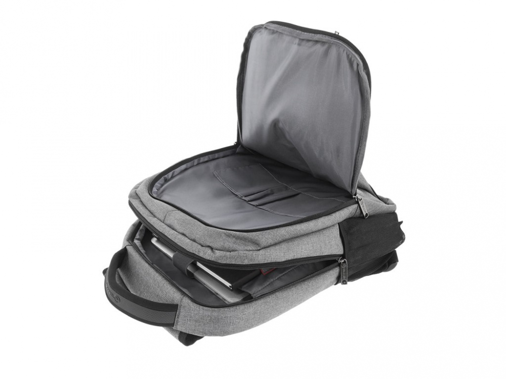 Rucsac laptop Tellur Companion, cu port USB, 15.6", gri [5]
