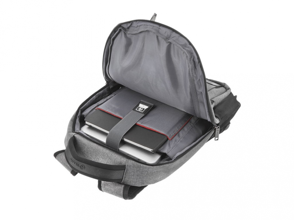 Rucsac laptop Tellur Companion, cu port USB, 15.6", gri [4]