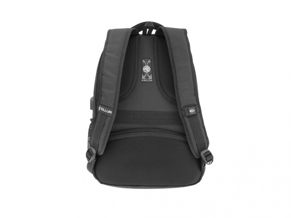 Rucsac laptop Tellur Companion, cu port USB, 15.6", negru [6]