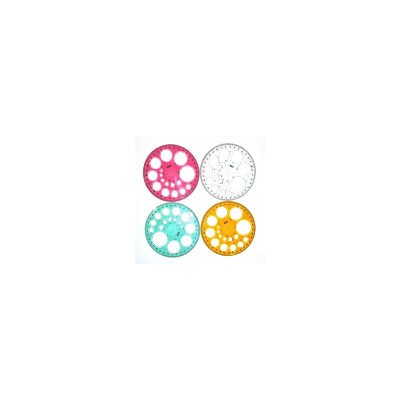 Sablon Ark 070Y, cercuri, transparent [2]