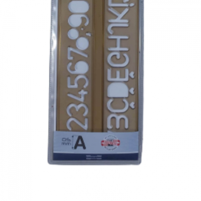 Sablon litere si cifre, 2 cm [2]