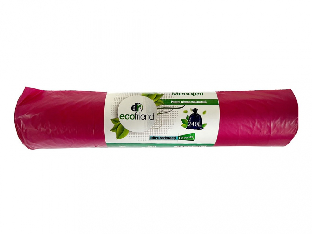Saci menaj 240 l (115 x 130) 30 microni 10 buc/rolă LDPE [1]