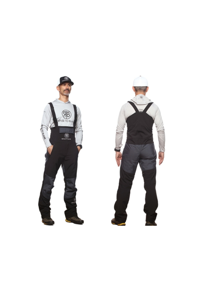 Salopeta RTB New Wave Softshell Fleece Insulated Grey/Black Bib'n'Brace S [3]