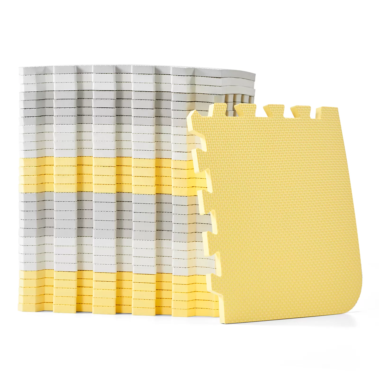 Saltea de joaca kinderkraft luno, spuma, yellow, varsta de la 0 luni la 6 ani [6]