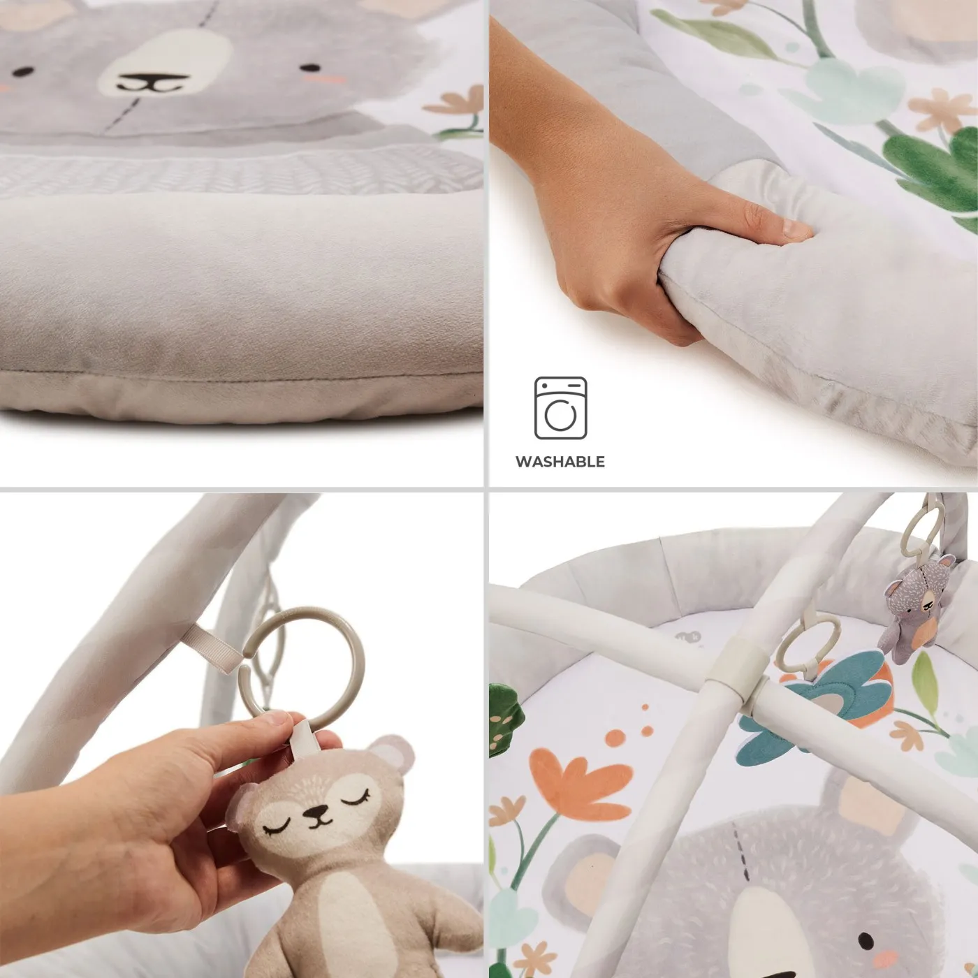 Saltea educativa kinderkraft cozyplay, copii varsta 0 luni pana la 2 ani [9]