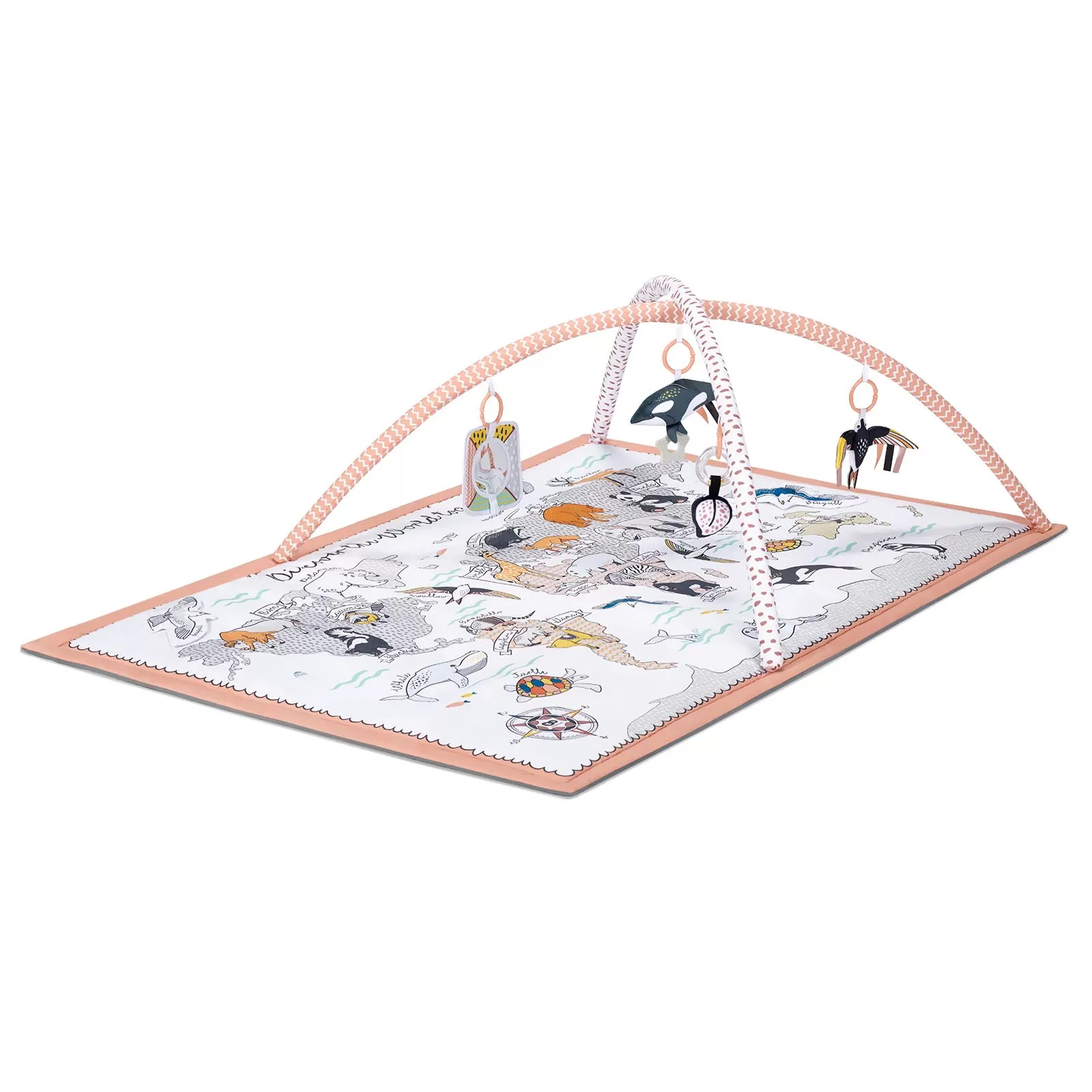 Saltea educativa kinderkraft tippy, 3 in 1, varsta de la 0 luni la 6 ani [10]