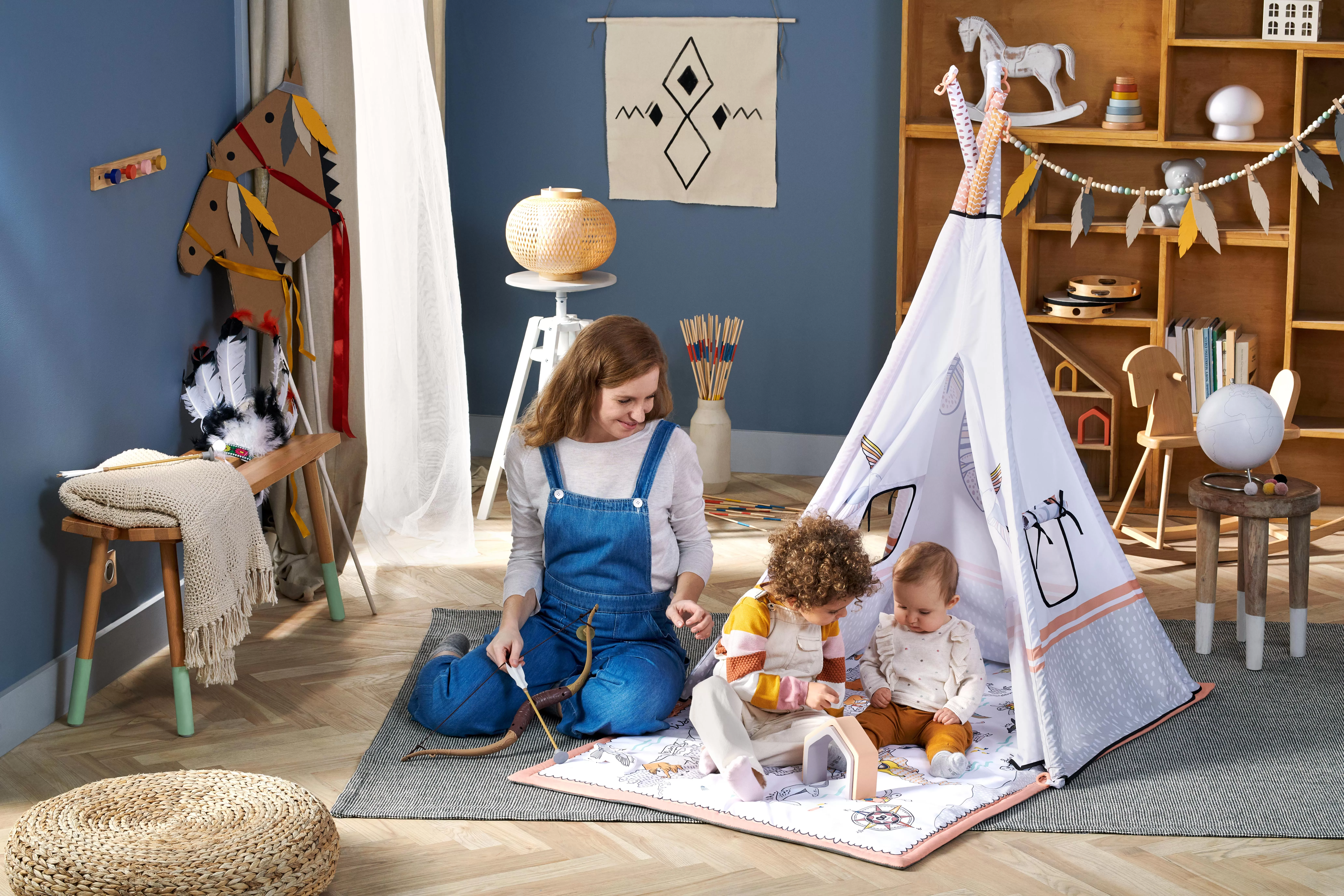 Saltea educativa kinderkraft tippy, 3 in 1, varsta de la 0 luni la 6 ani [6]