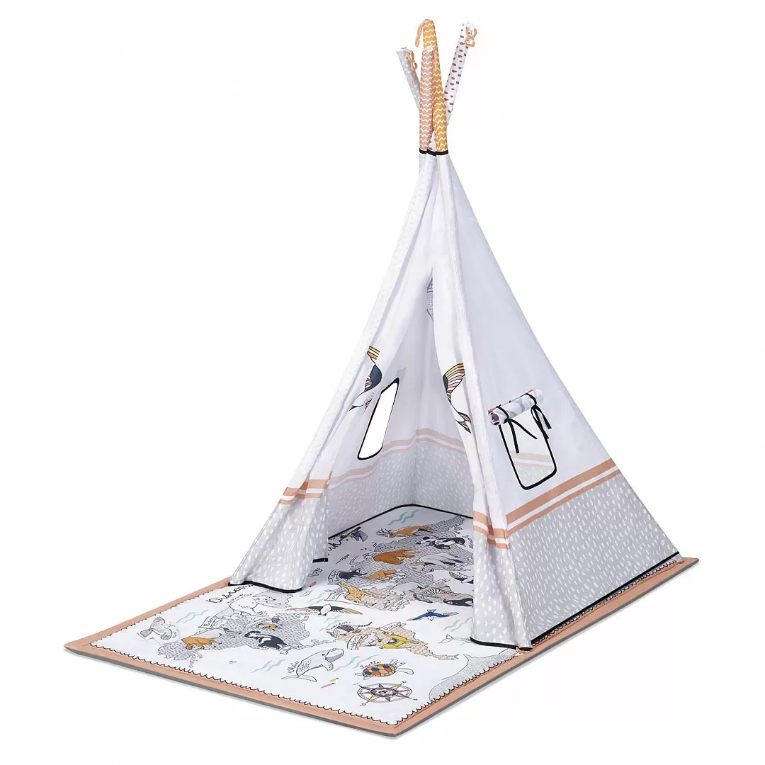Saltea educativa kinderkraft tippy, 3 in 1, varsta de la 0 luni la 6 ani [11]