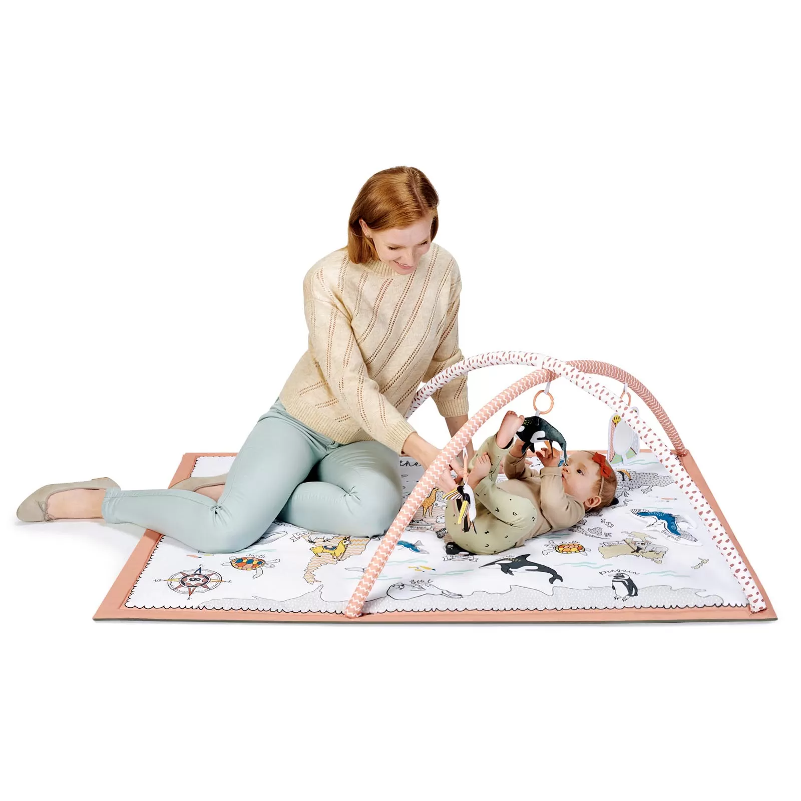 Saltea educativa kinderkraft tippy, 3 in 1, varsta de la 0 luni la 6 ani [4]