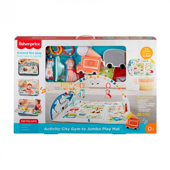 Saltea si centru de activitati, Orasul animalelor, Fisher Price [7]