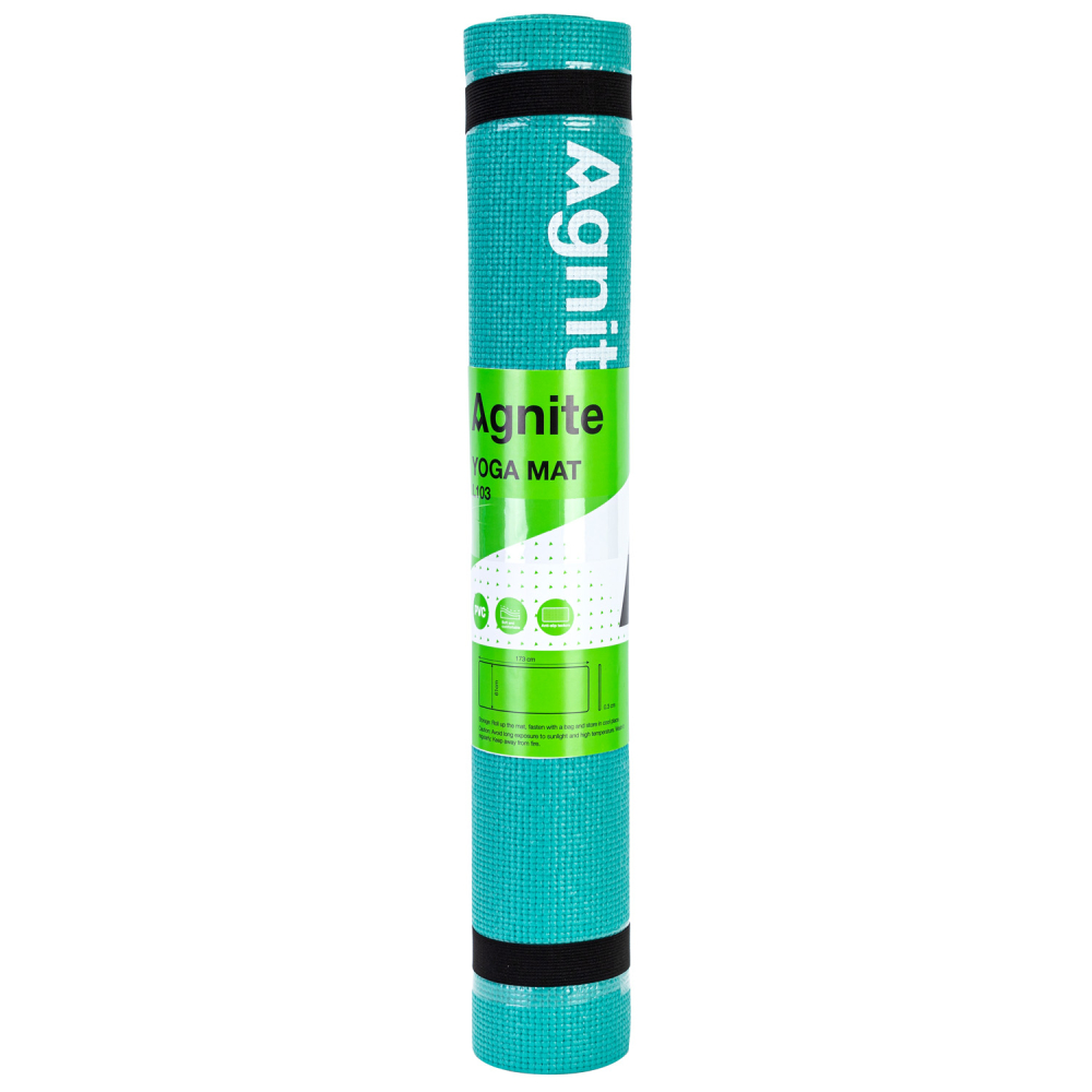 Saltea yoga 173*61*0.3 cm +curea transport agnite turcoaz deli [2]