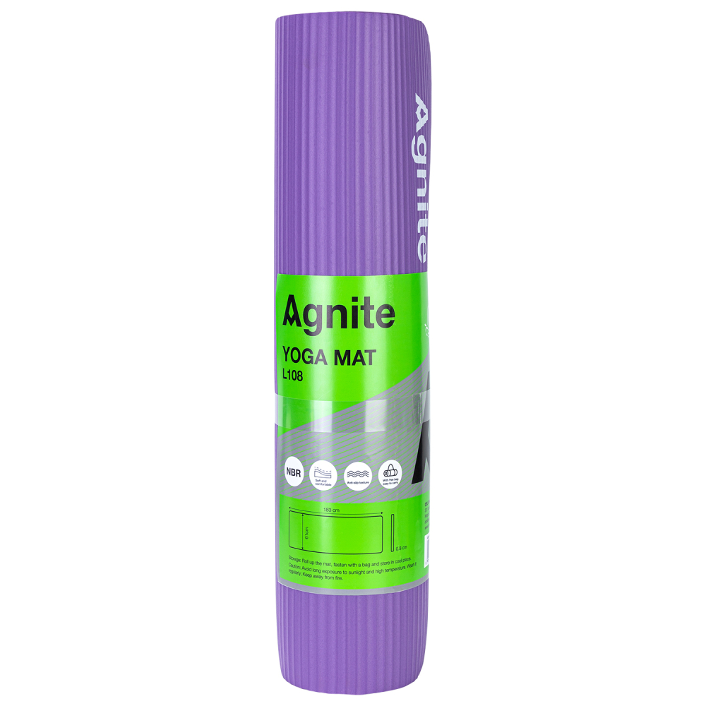 Saltea yoga 183*61*0.8 cm + husa transport agnite violet deli [2]