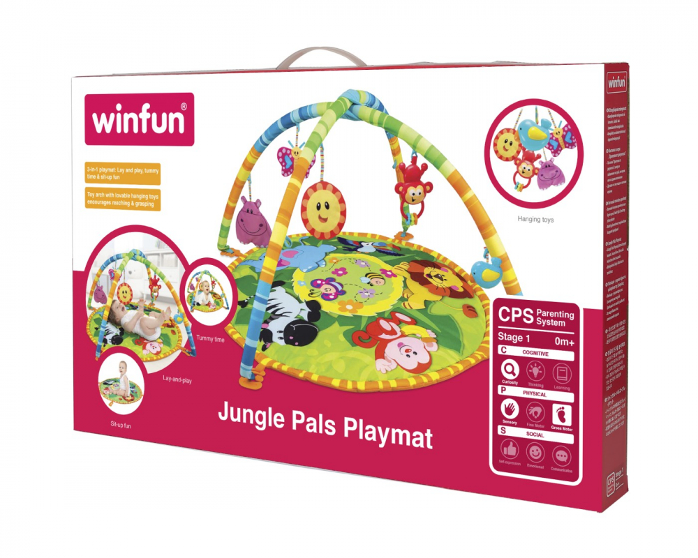 Salteluta cu arcade pentru bebelusi, winfun, varsta de la 0 luni la 2 ani [7]