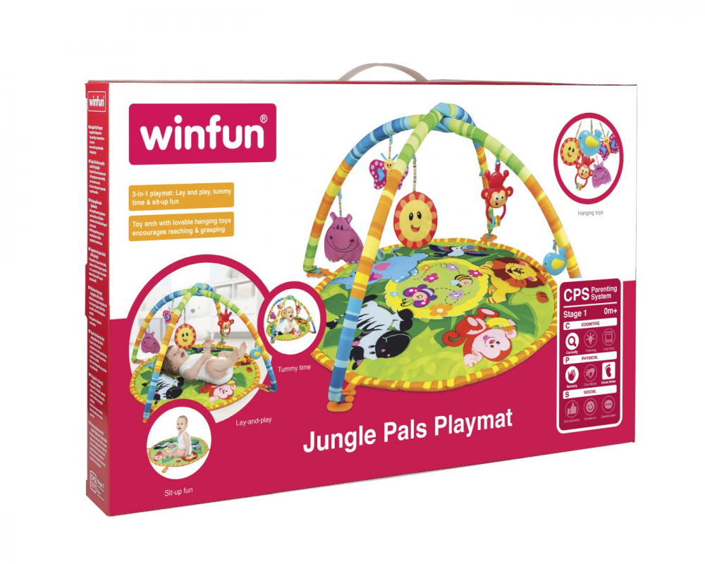 Salteluta cu arcade pentru bebelusi, winfun, varsta de la 0 luni la 2 ani [8]