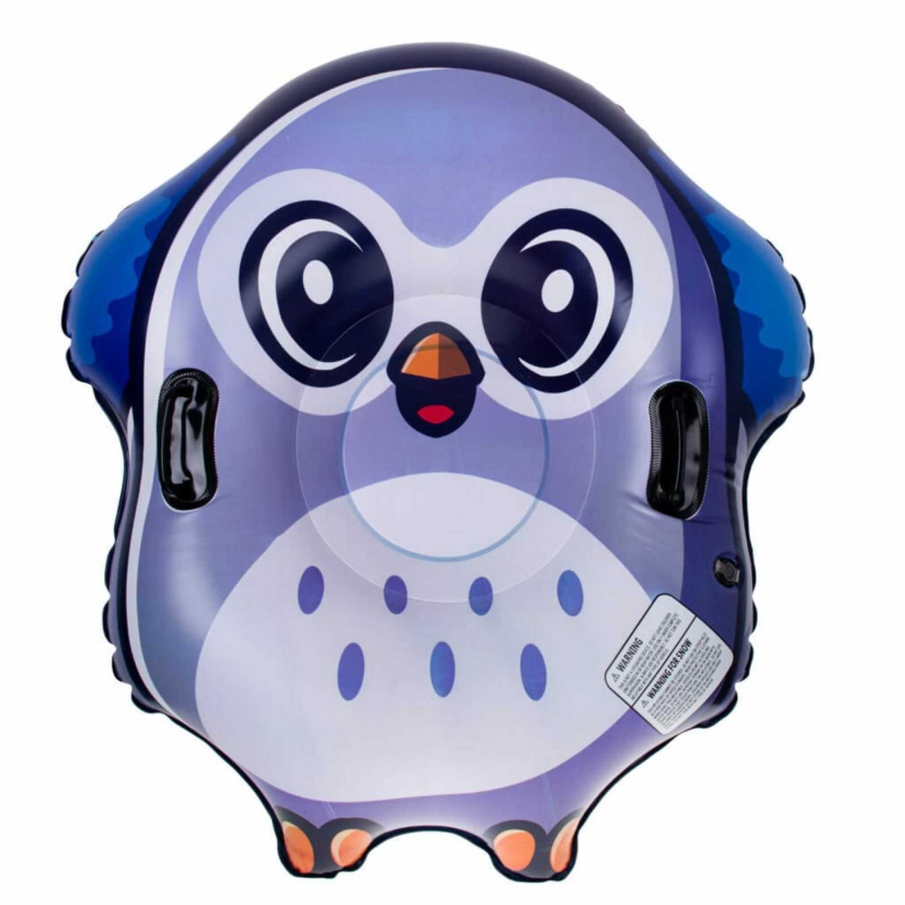 Sanie gonflabila copii Purple Owl, PVC, cu manere, 110 kg, 95 x 103 cm [4]