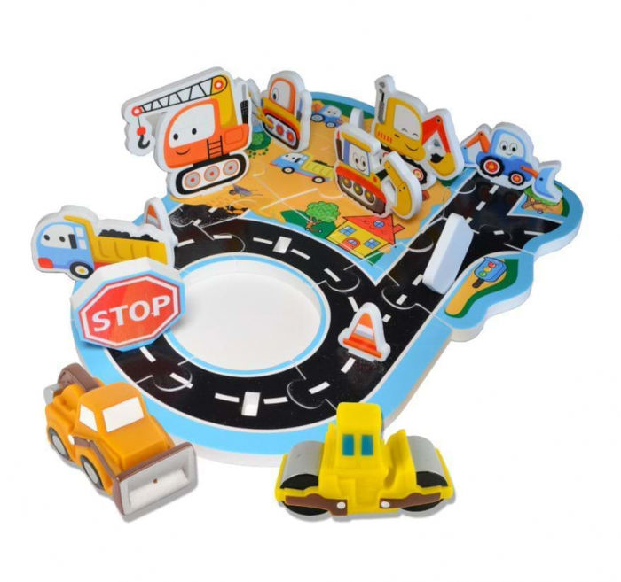 Santier cu drum si masinute - set de joaca pentru baie [2]