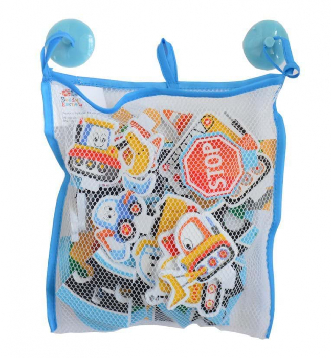 Santier cu drum si masinute - set de joaca pentru baie [3]