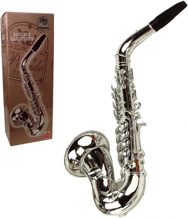 Saxofon plastic metalizat, 8 note [4]