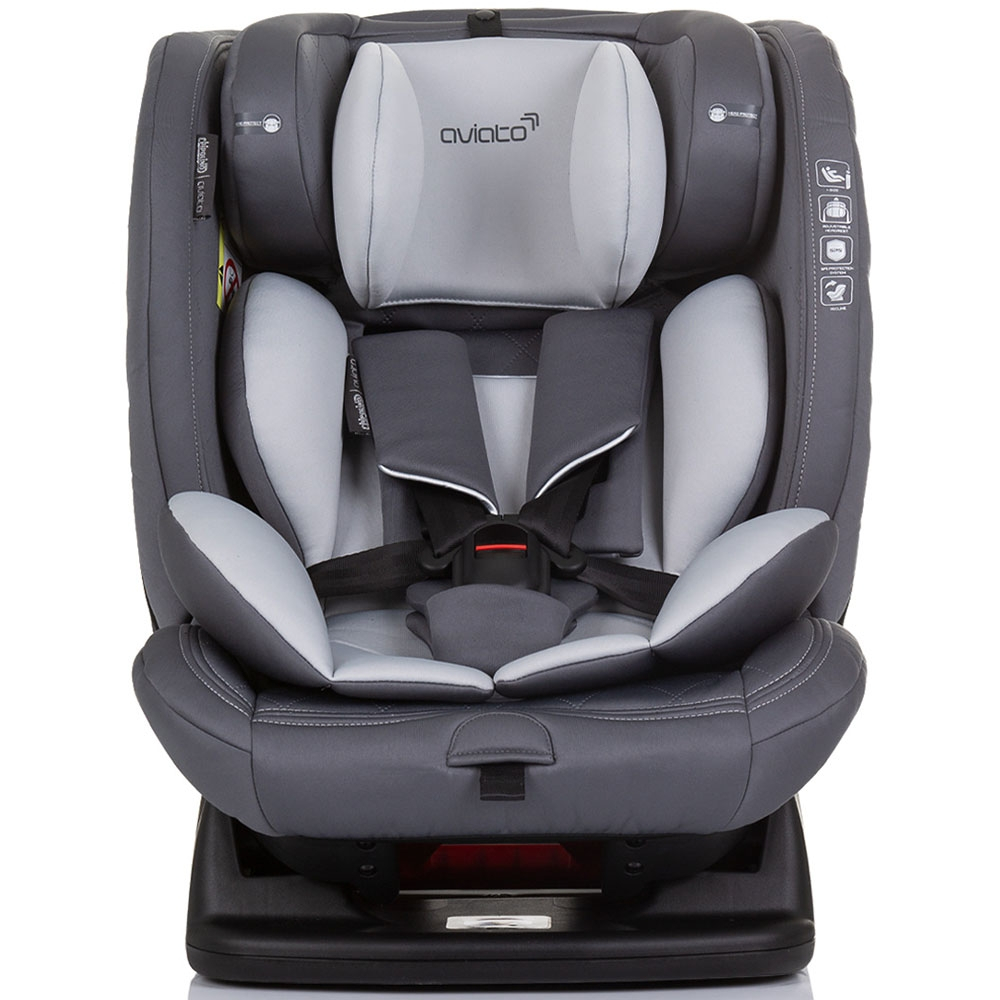 Scaun auto Chipolino Aviato I-Size 40-150 cm ash grey [2]