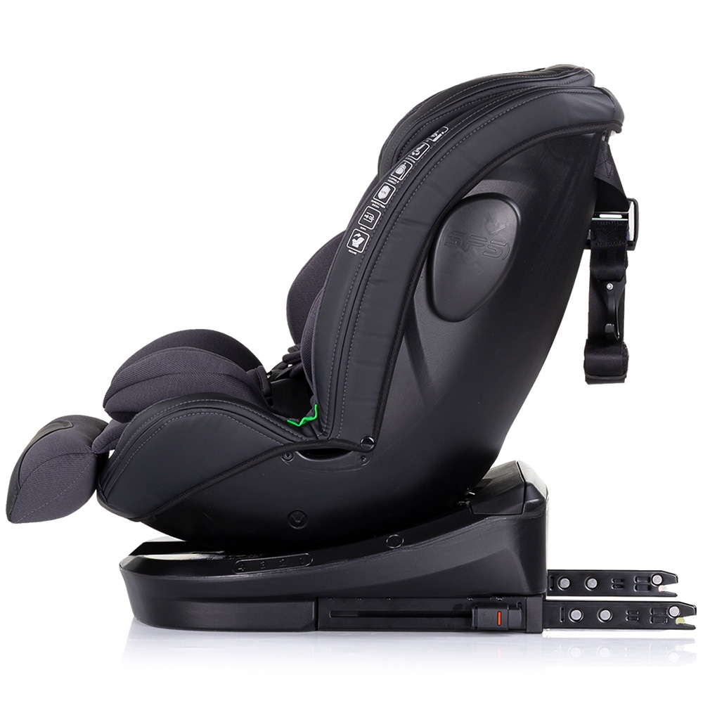 Scaun auto Chipolino Hypnotic I-Size 40-150 cm cu sistem Isofix si sezut rotativ anthracite [4]