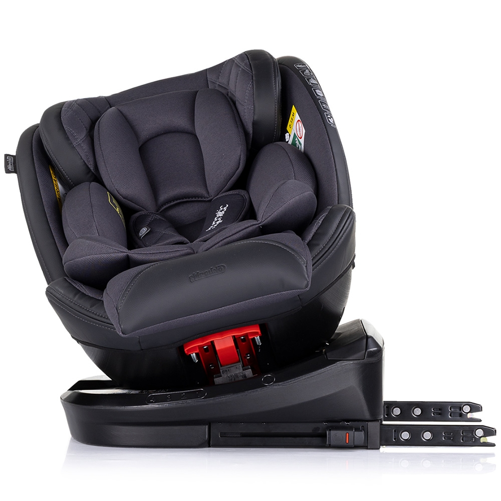 Scaun auto Chipolino Hypnotic I-Size 40-150 cm cu sistem Isofix si sezut rotativ anthracite [6]