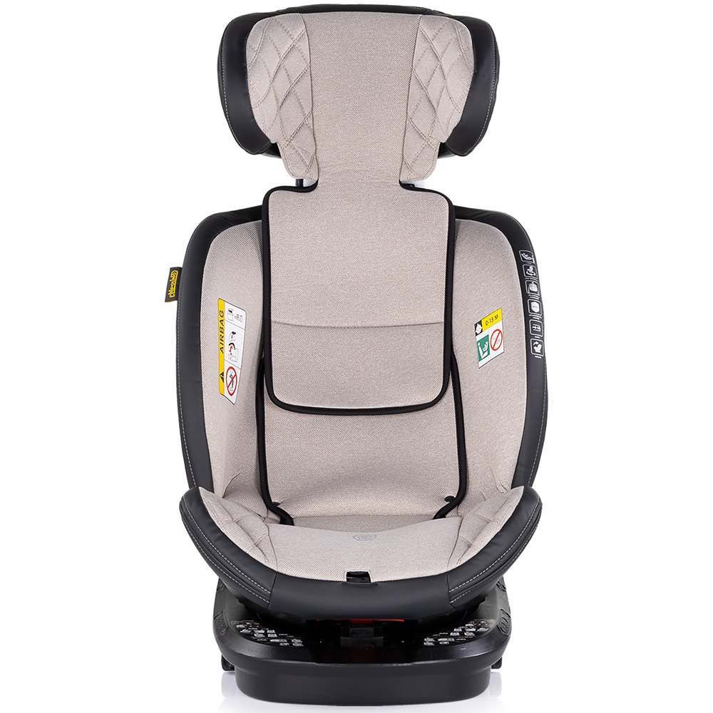 Scaun auto Chipolino Hypnotic I-Size 40-150 cm cu sistem Isofix si sezut rotativ tiramisu [3]