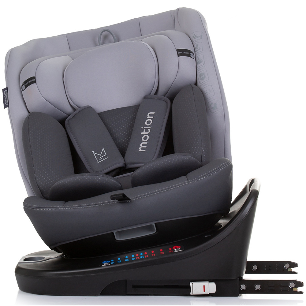 Scaun auto Chipolino Motion I-Size 40-150 cm granite cu sistem Isofix [6]
