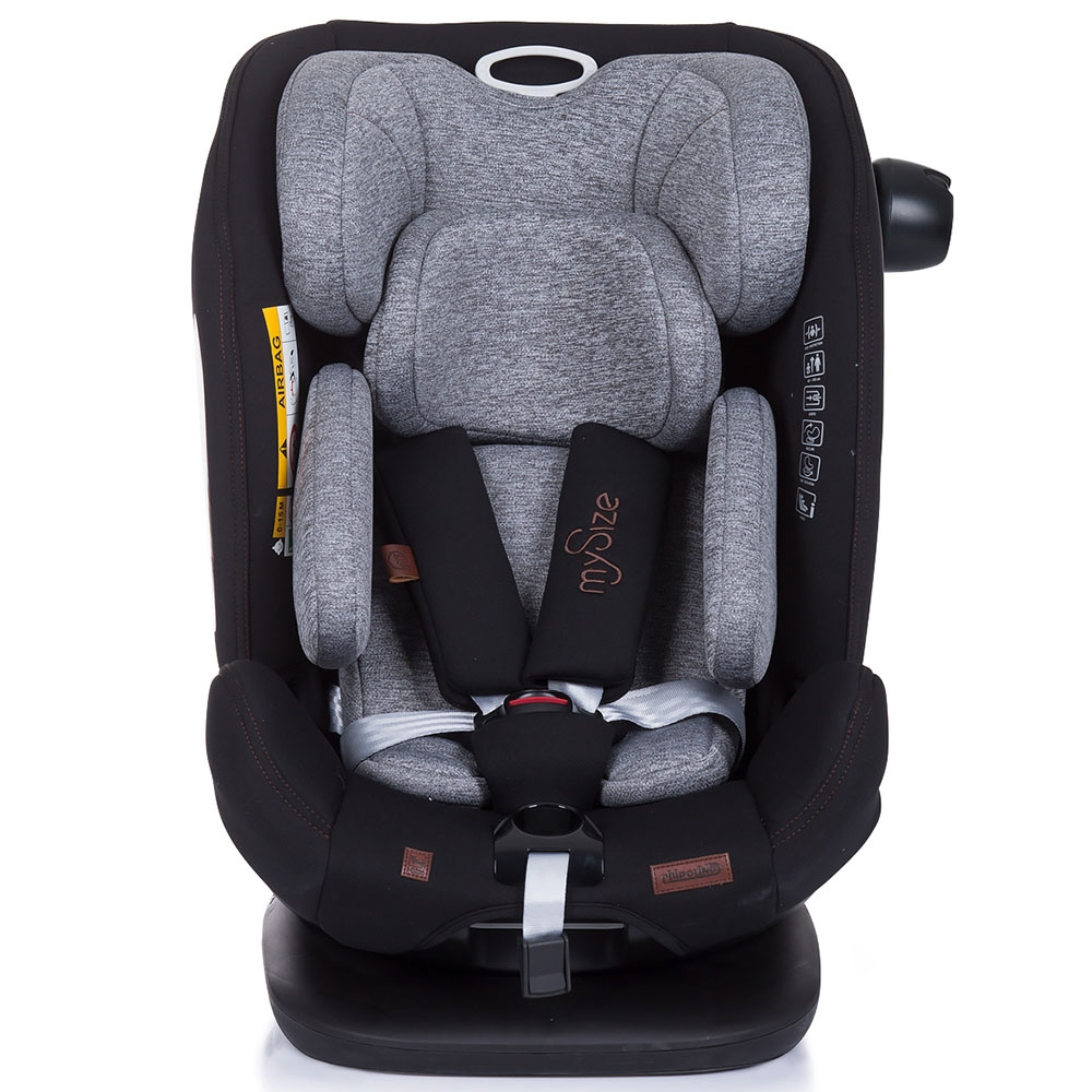 Scaun auto Chipolino My Size 0-36 kg I-Size 40-150 cm platinum cu sistem Isofix [2]