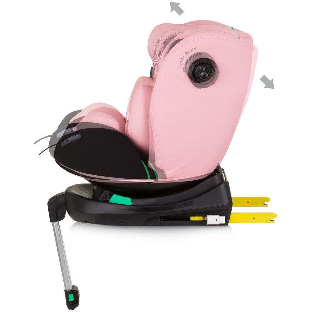 Scaun auto Chipolino Olympus I-Size 40-150 cm flamingo cu sistem Isofix [5]