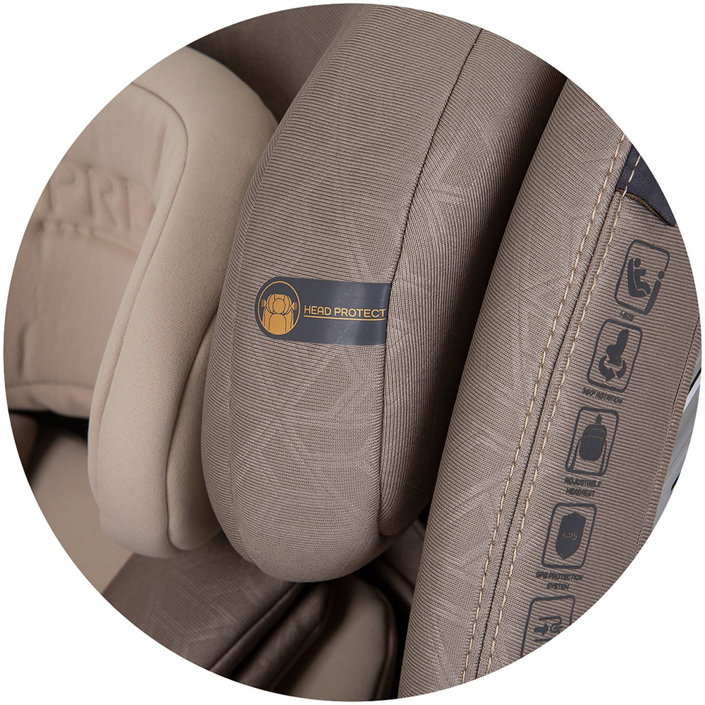Scaun auto Chipolino Supreme I-Size 40-150 cm cu sistem Isofix macadamia [13]