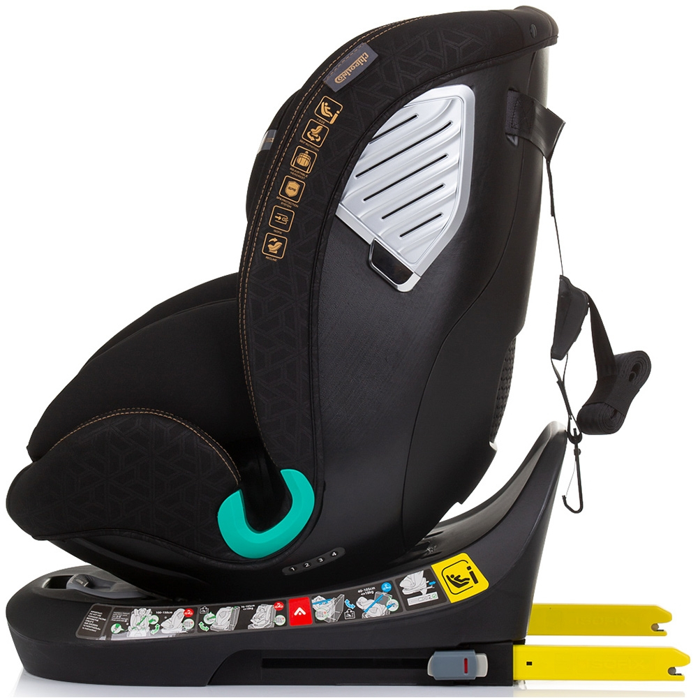 Scaun auto Chipolino Supreme I-Size 40-150 cm cu sistem Isofix obsidian [4]