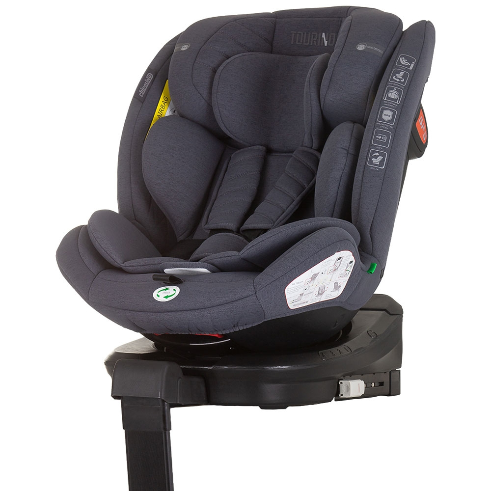 Scaun auto Chipolino Tourino I-Size 40-150 cm granite cu sistem Isofix [1]