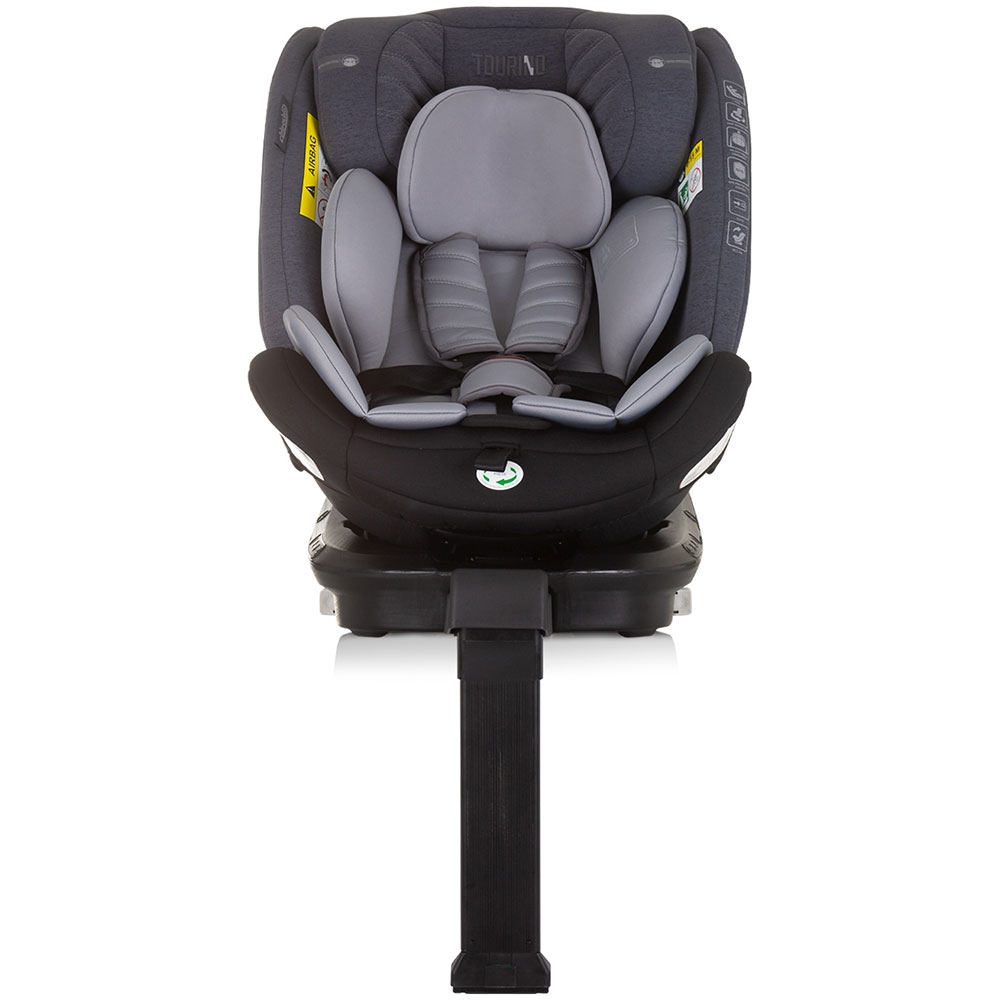 Scaun auto Chipolino Tourino I-Size 40-150 cm grey mix cu sistem Isofix [3]