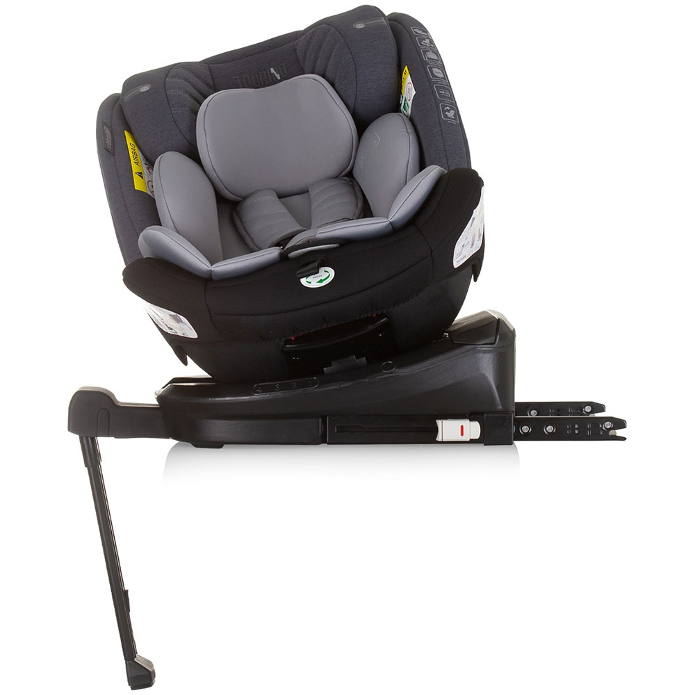Scaun auto Chipolino Tourino I-Size 40-150 cm grey mix cu sistem Isofix [6]