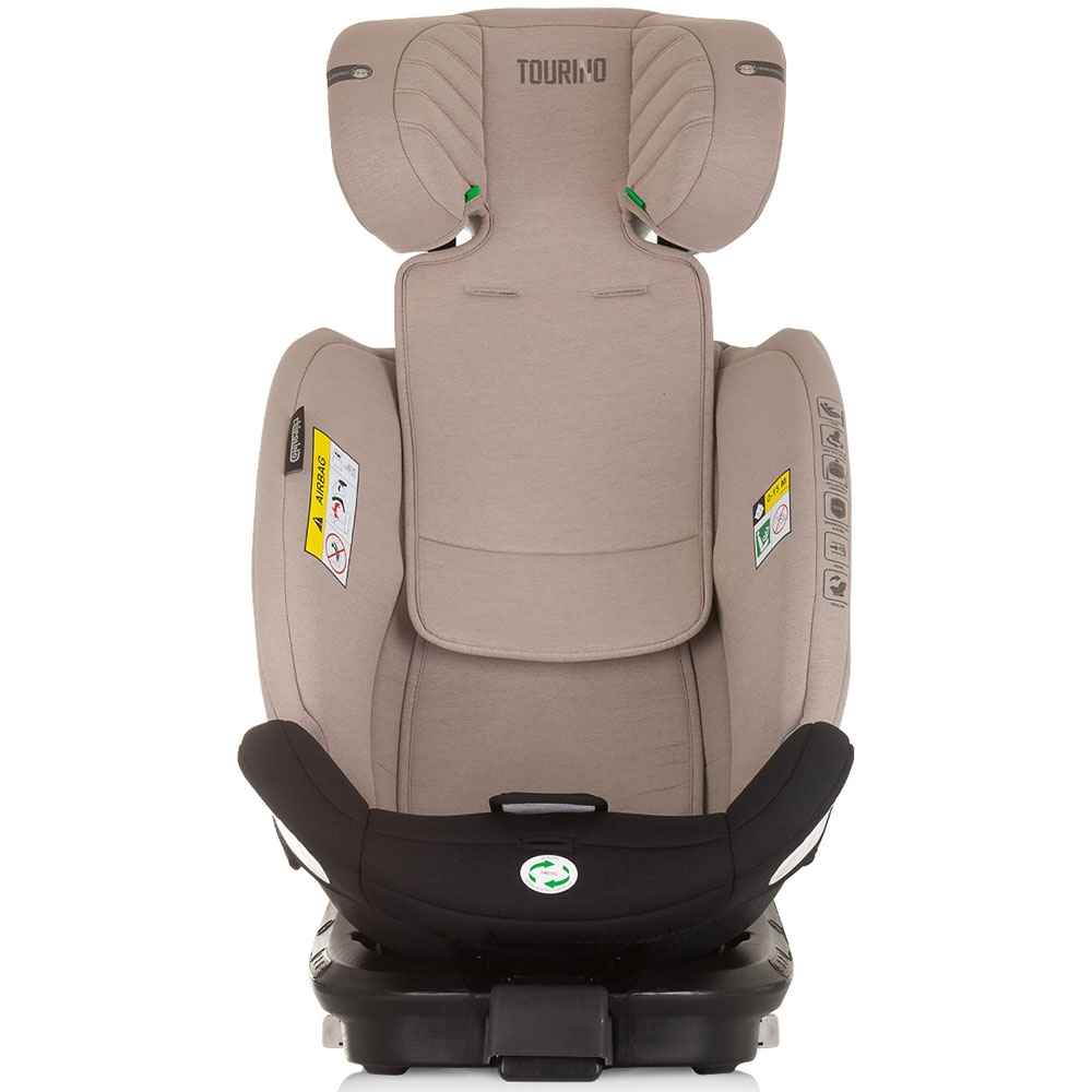 Scaun auto Chipolino Tourino I-Size 40-150 cm macadamia cu sistem Isofix [9]