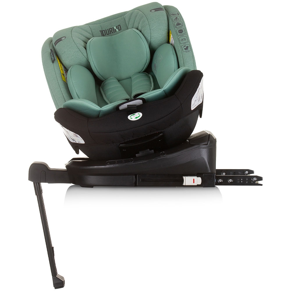 Scaun auto Chipolino Tourino I-Size 40-150 cm pastel green cu sistem Isofix [6]