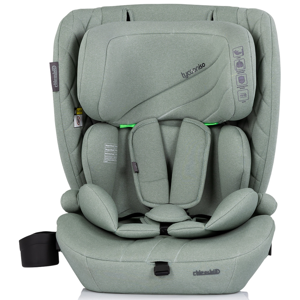 Scaun auto Chipolino Tycoon Iso I-Size 76-150 cm cu sistem Isofix basil [2]