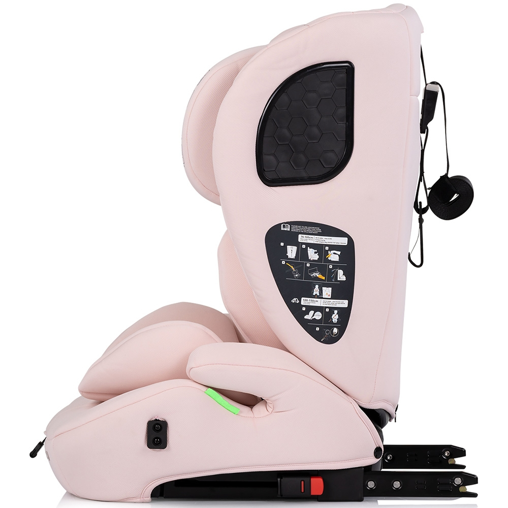 Scaun auto Chipolino Tycoon Iso I-Size 76-150 cm cu sistem Isofix pink marshmallow [4]